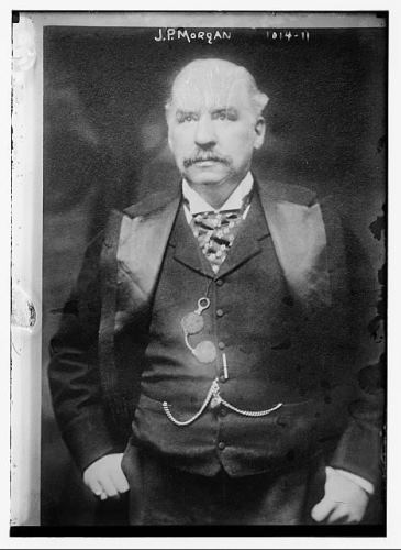 J. Pierpont Morgan, the financier who prevented the Panic of 1907