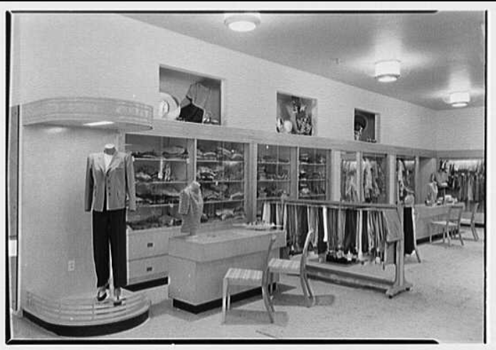 Saks Fifth Avenue interior, Miami Beach, 1940