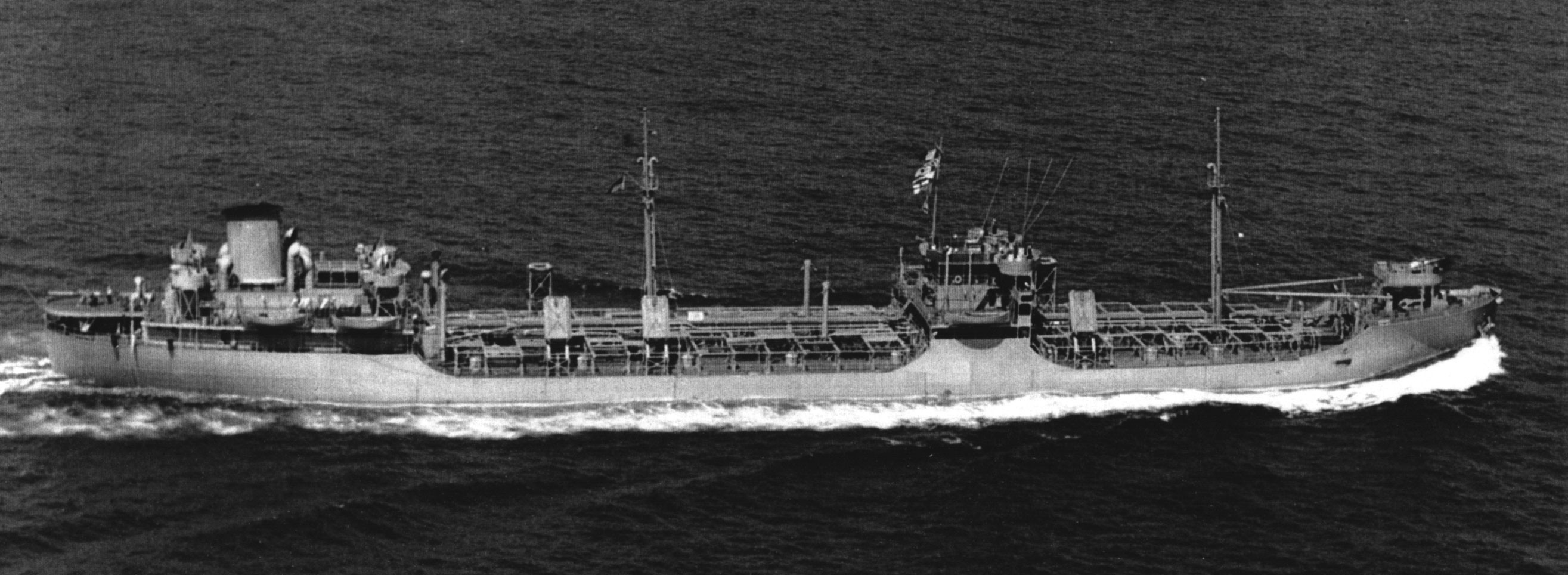 A Type T2-SE-A1 tanker — the wartime class of vessel McLean converted into the SS Ideal-X